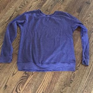 Lululemon reversible striped sweatshirt